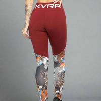 Body Art Red Wine Leggings