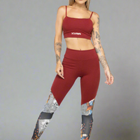 Body Art Red Wine Leggings