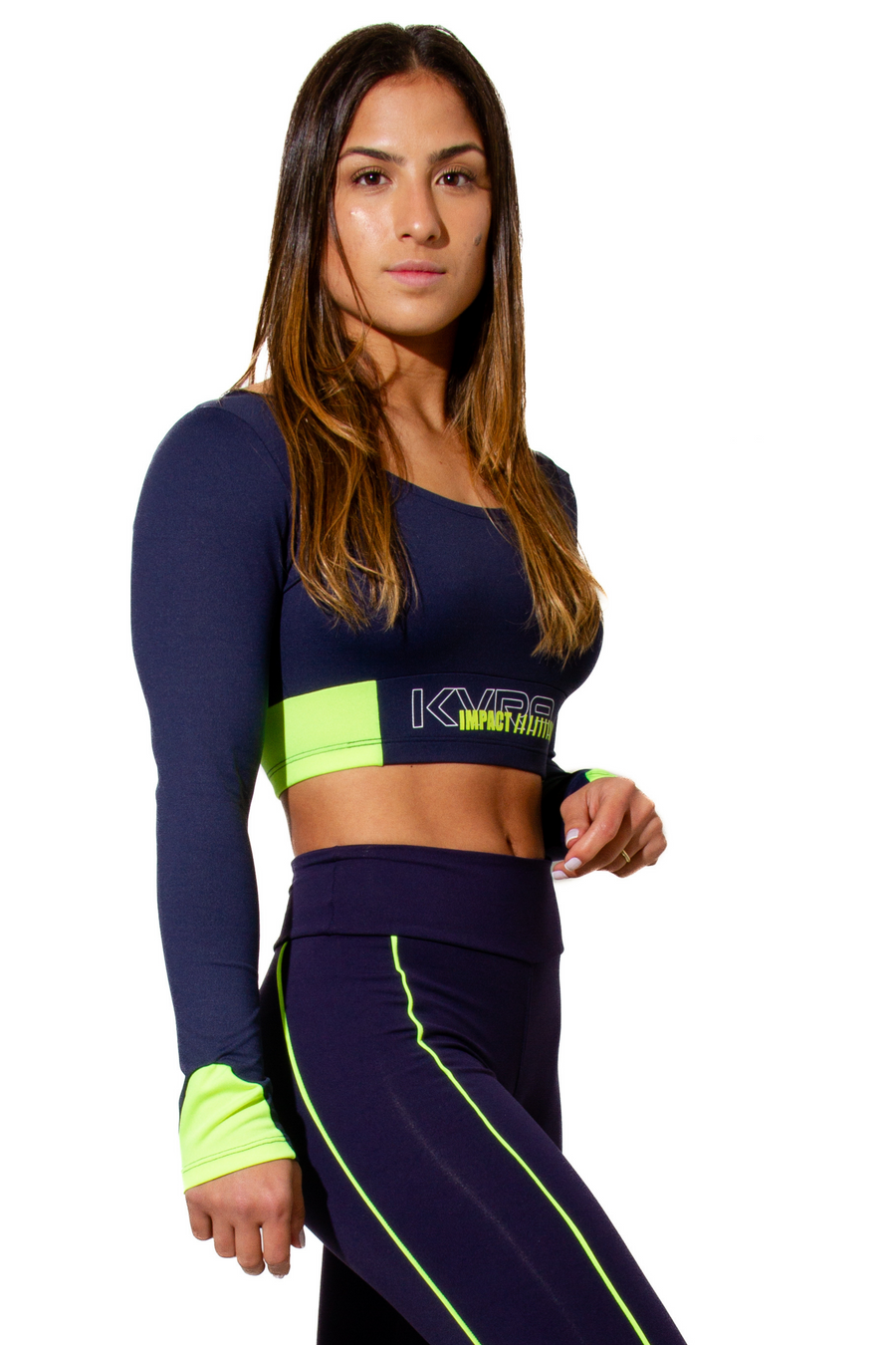 High Impact Tech Womens crop-top