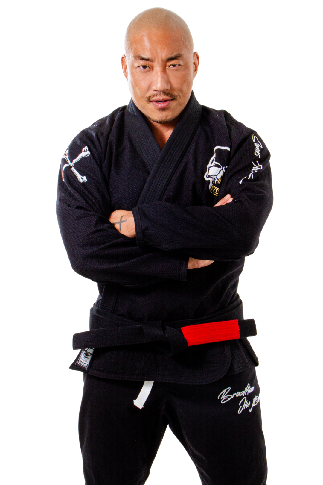 BJJ Gi Black front view main 