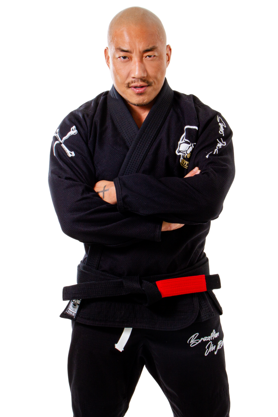 BJJ Gi Black front view main 