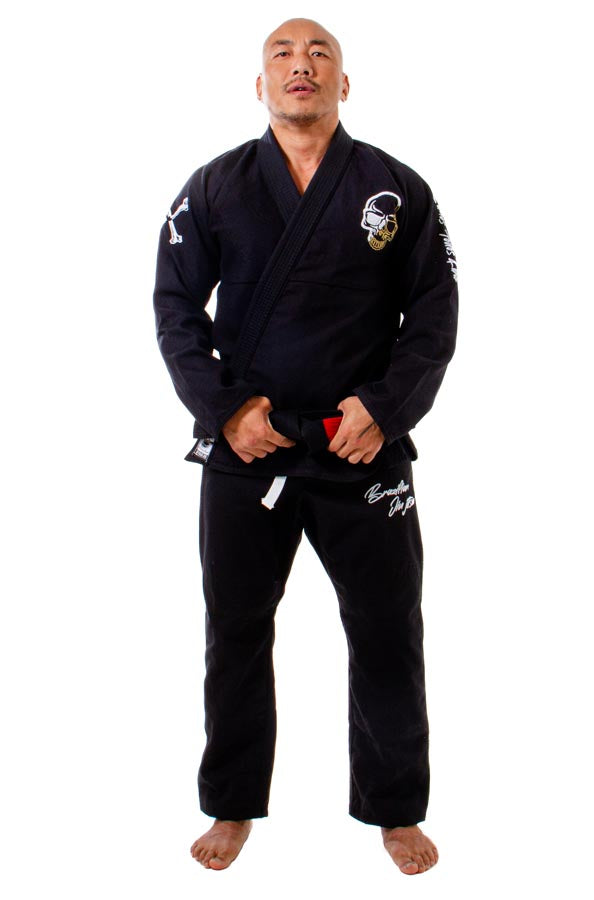 BJJ Gi Black front view