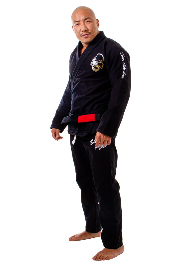 BJJ Gi Black side view